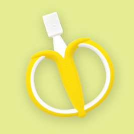 Dantų šepetėlis 6+ mėn. Bananas