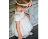 Suknelė Abel&Lula kūdikiui balta tiulio