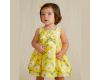 Suknelė Abel&Lula kūdikiui geltona gėlėta