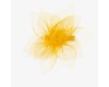 Plaukų segtukas tiulio gėlė geltona