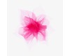 Plaukų segtukas tiulio gėlė ryškiai rožinė
