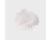Plaukų segtukas  balta organzos gėlė