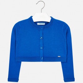 Megztukas Basic knitted cardigan blue